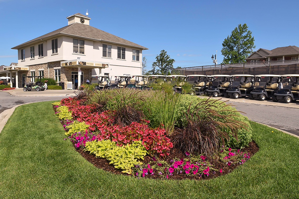 Thundering Waters clubhouse and grounds